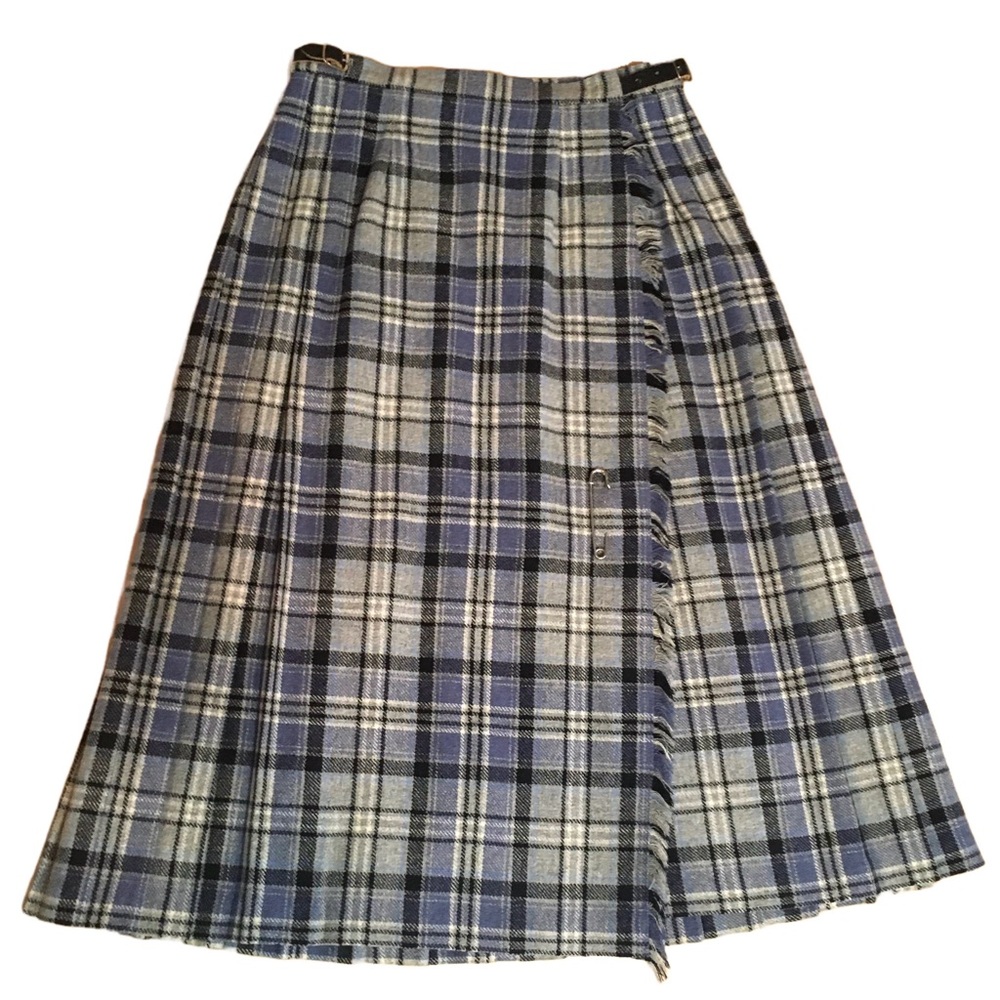 Vintage Laird-Portch Pleated Wool Kilt
